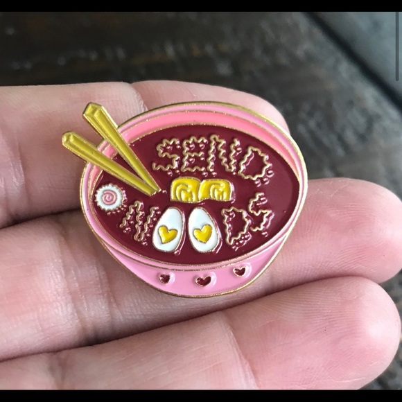 Jewelry - Send Noods’ Ramen Noodle Bowl Pin